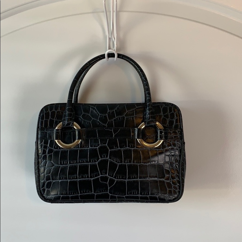ANTONIO MELANI Croc Embossed Leather Purse - Picture 14 of 14